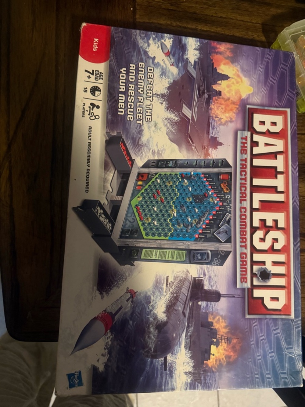 Hasbro Battleship Board Game - Blue & Red Artwork